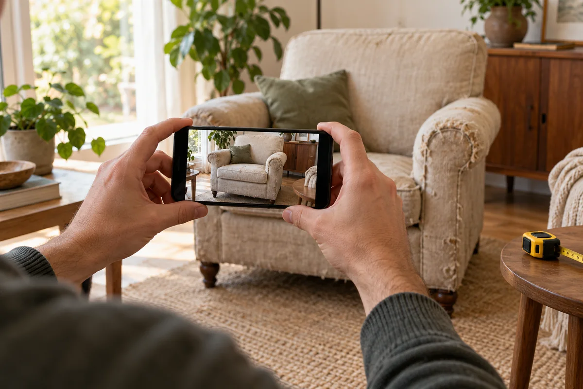 Cómo pedir presupuesto de tapicería por WhatsApp: las fotografías y los datos que necesitamos