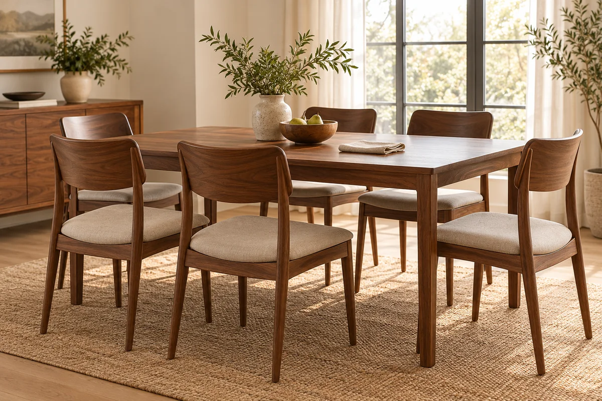 Tapizar seis sillas de comedor: qué cambia según el asiento, el respaldo y el tejido